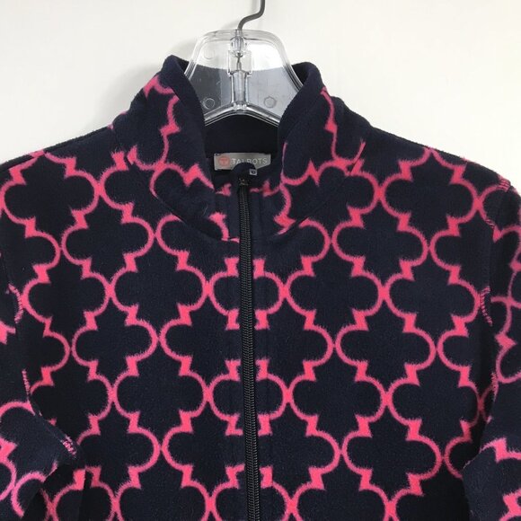 Talbots Women's Full Zipper Fleece Jacket Size S GREAT Condition - Picture 2 of 6